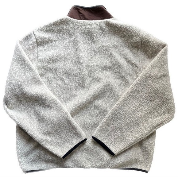 Aeropostale Jacket Men's size Large Sherpa Fleece Mock-Neck - Picture 3 of 6